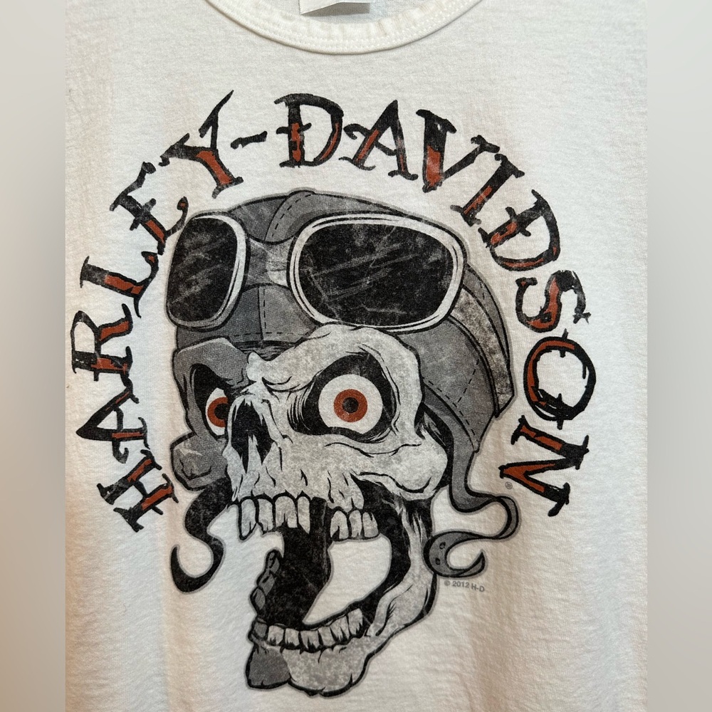 Vintage Harley Davidson Tank Top shirt skull XL - Picture 8 of 11